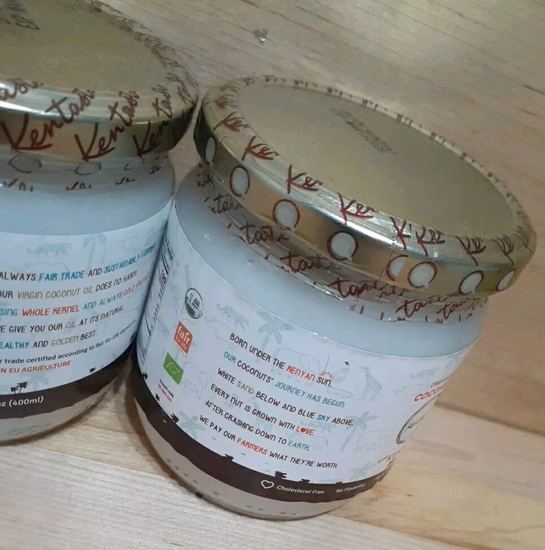 3CT: KENTASTE ORGANIC COCONUT OIL XTRA VIRGIN UNREFINED 0 trans fat KENYA 13. 5z gallery