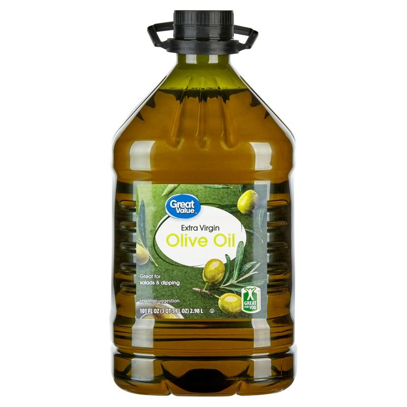 Great Value Extra Virgin Olive Oil, 101 fl oz SALE!
