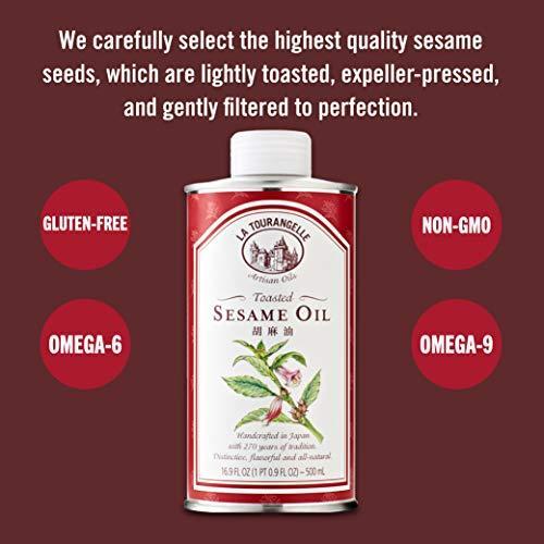 La Tourangelle Toasted Sesame Oil – Rich, Deep, Delicious Flavor – gallery