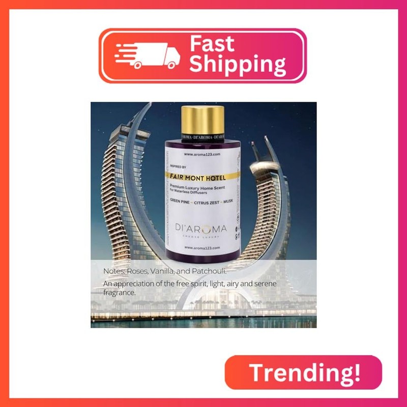 Di’Aroma Luxury Fair Mont Hotel Resort Collection Fragrance Oil, Diffuser Oil fo gallery