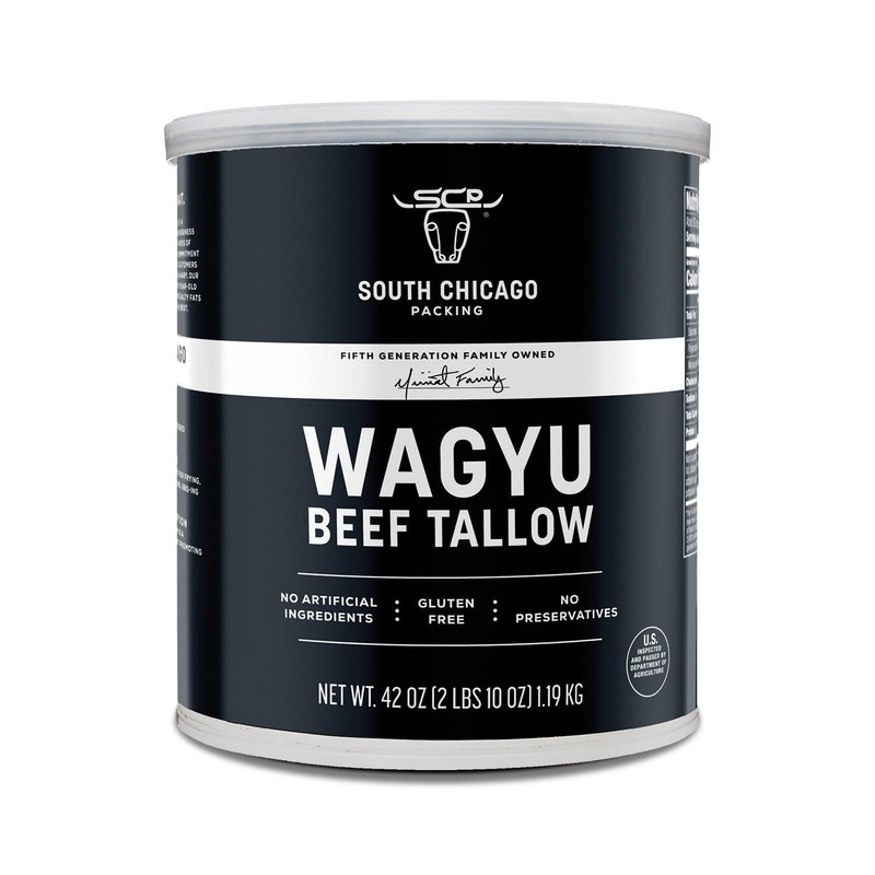 Wagyu Beef Tallow 42oz Pure Cooking Fat Keto Paleo Frying Oil