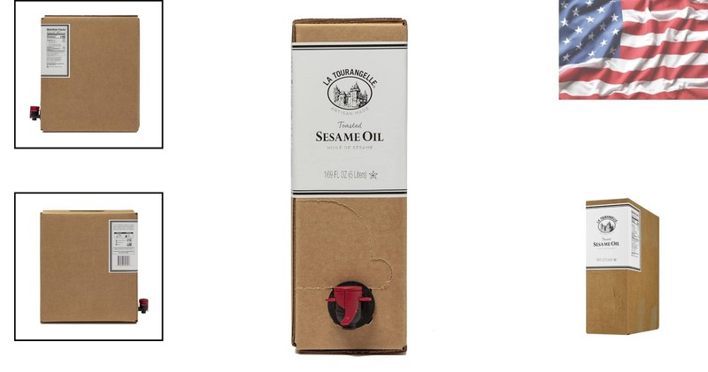 Artisan Toasted Sesame Oil - 169 oz in Eco-Friendly Bag-in-Box Packaging gallery