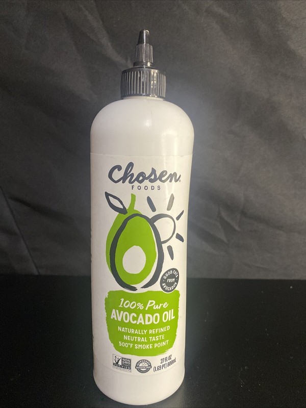 Squeezable Chosen Organic Avocado Oil 27.fl.oz (1.69pt) 800mL ( Best By 10/2025