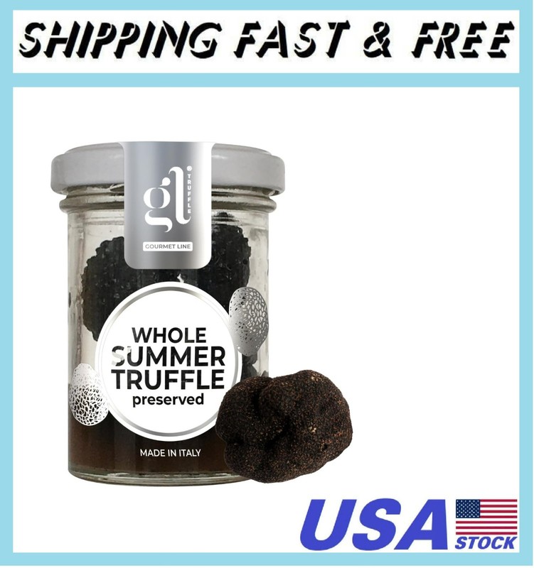 Whole Black Summer Truffle, 35 gm (1.2 oz) Preserved Truffles, Premium Selected
