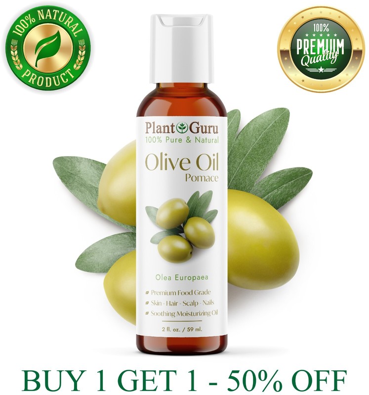 Olive Oil Pomace 2 oz Cold Pressed 100% Pure Natural Carrier For Skin Hair Face