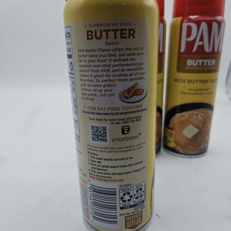 Pam Butter Flavor Cooking Spray, 5 oz 3pack by PAM gallery