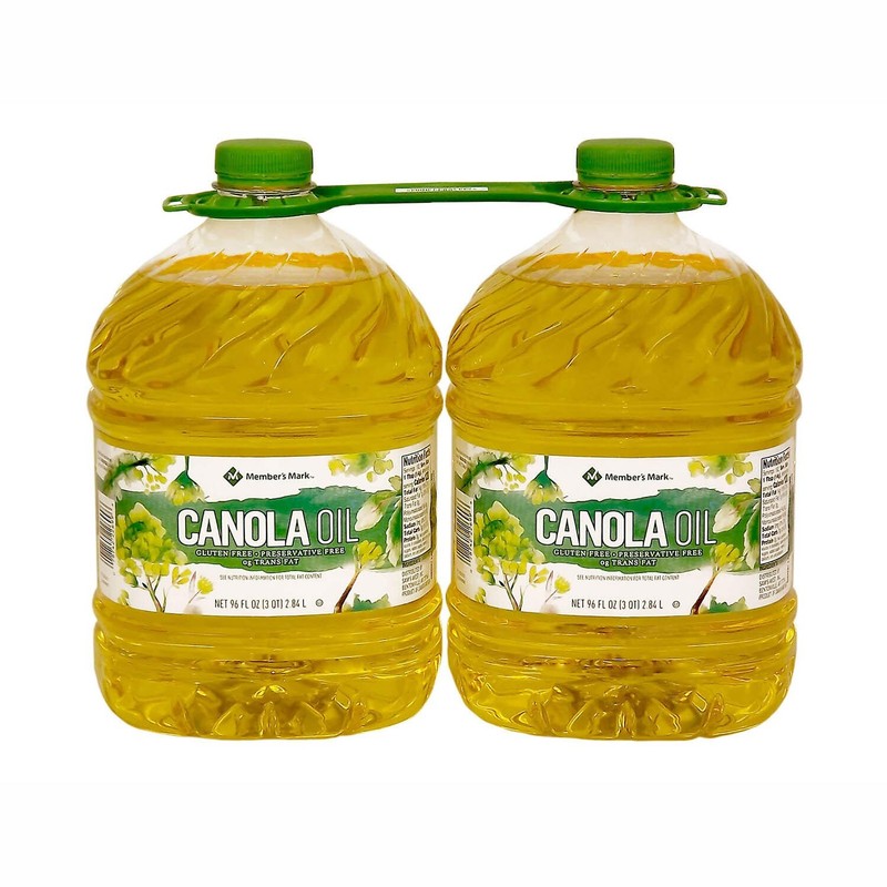 Member’s Mark Canola Oil Cholesterol Free, No Trans Fats (3 qt., 2 pk) Free Ship