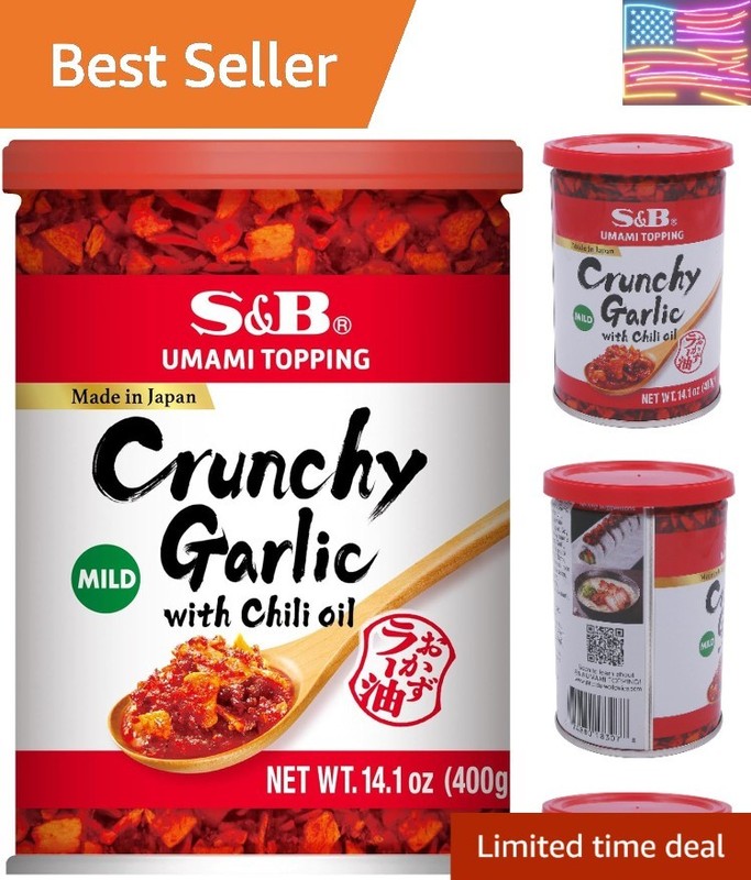 Chili Oil with Crunchy Garlic, 14.1 Ounce