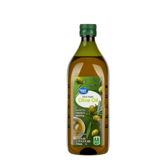 Great Value: 100% Extra Virgin Olive Oil, 25.5 fl oz FREE & FAST SHIPPING