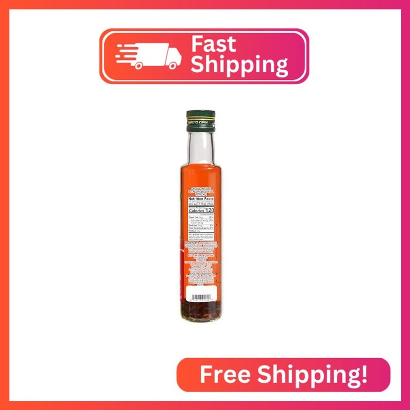 Mantova Chili Organic Extra Virgin Olive Oil, 8.5-Ounce Bottles (Pack of 3), Org gallery