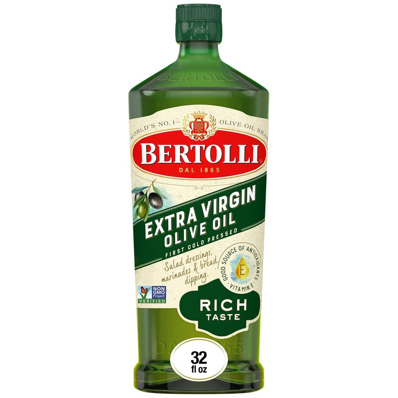 Bertolli Extra Virgin Olive Oil, Rich Taste, First Cold Pressed, 32 fl oz