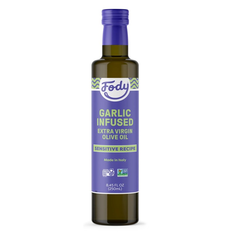Fody Foods Garlic Infused Extra Virgin Olive 8.45 Fl Oz (Pack of 1), Natural