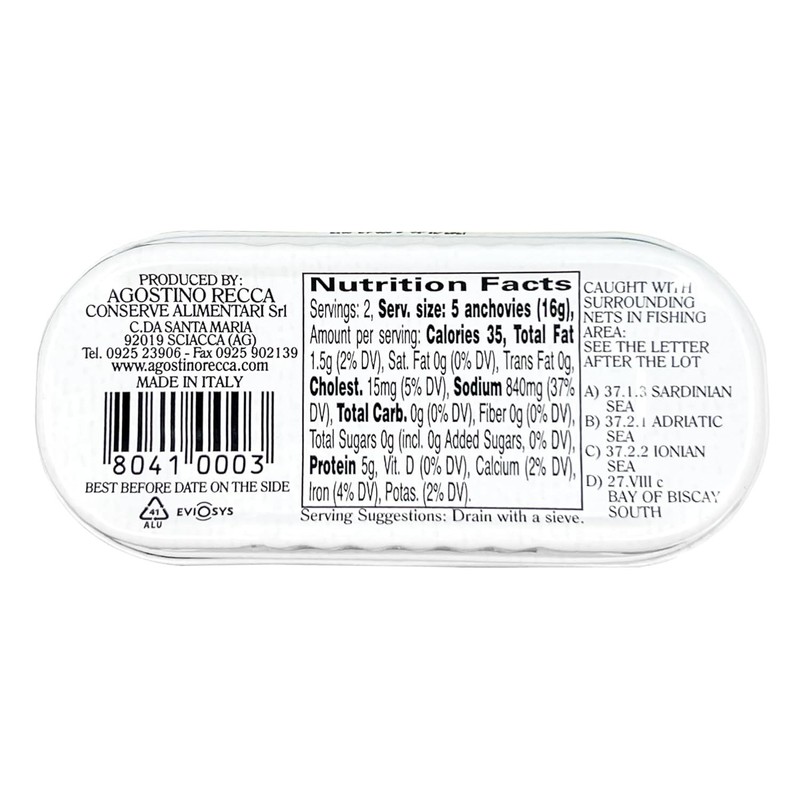 Italian Anchovies in Olive Oil - 3 Pack gallery
