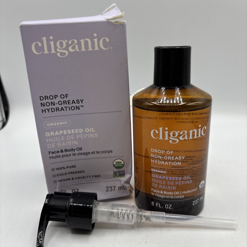 100% Pure Grapeseed Oil – , Non-GMO & Cruelty-Free, Perfect for Face & Body Oil