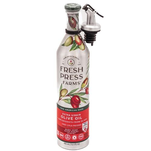 Fresh Press Farms Olive Oil Extra Virgin High Heat 485ml Pack of 6