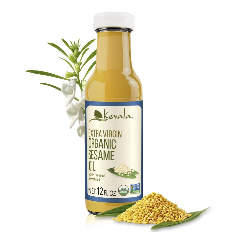 Kevala Organic Extra Virgin Sesame Oil – Only Premium Seeds Used , For Cookin…