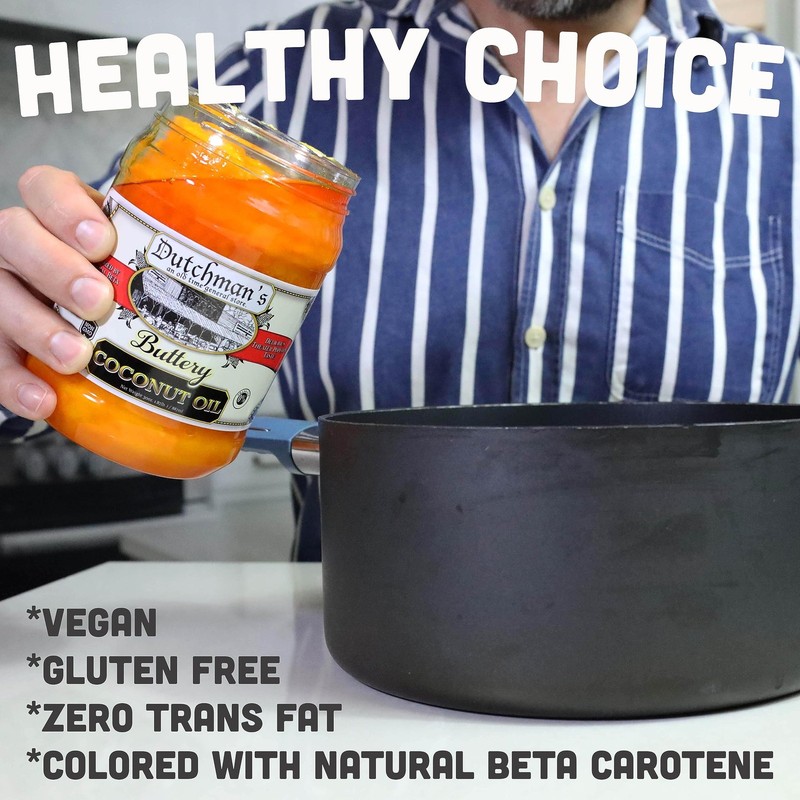 Coconut Oil for Popcorn | Butter Flavor, Vegan, Gluten-Free, 30oz Jar gallery