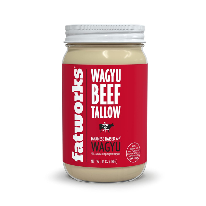 100% Pure A5 Japanese Wagyu Tallow, Ultimate Brisket Flavorizer, Certified