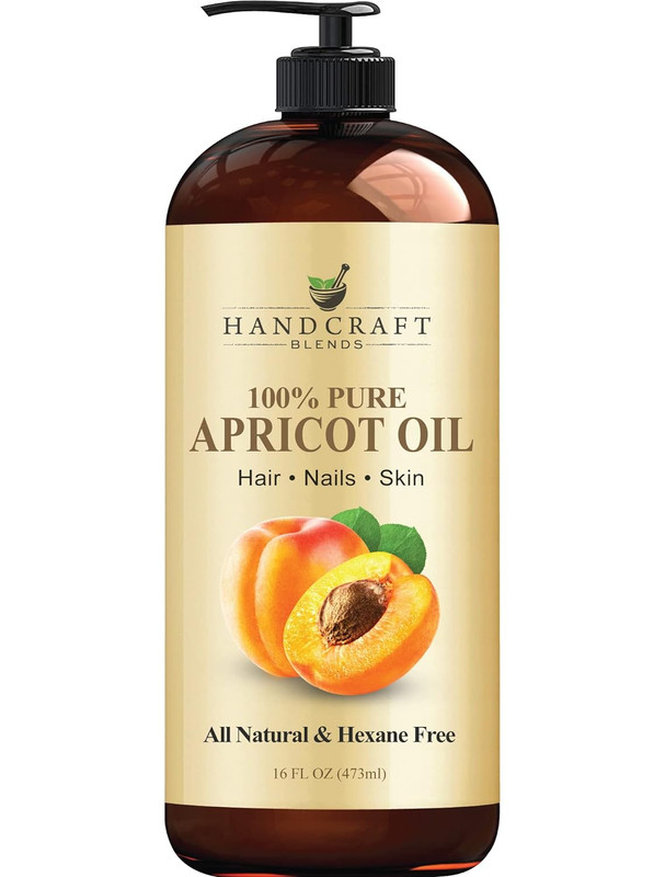 Handcraft Blends Apricot Oil – 16 Fl Oz – 100% Pure and Natural – Premium Grade
