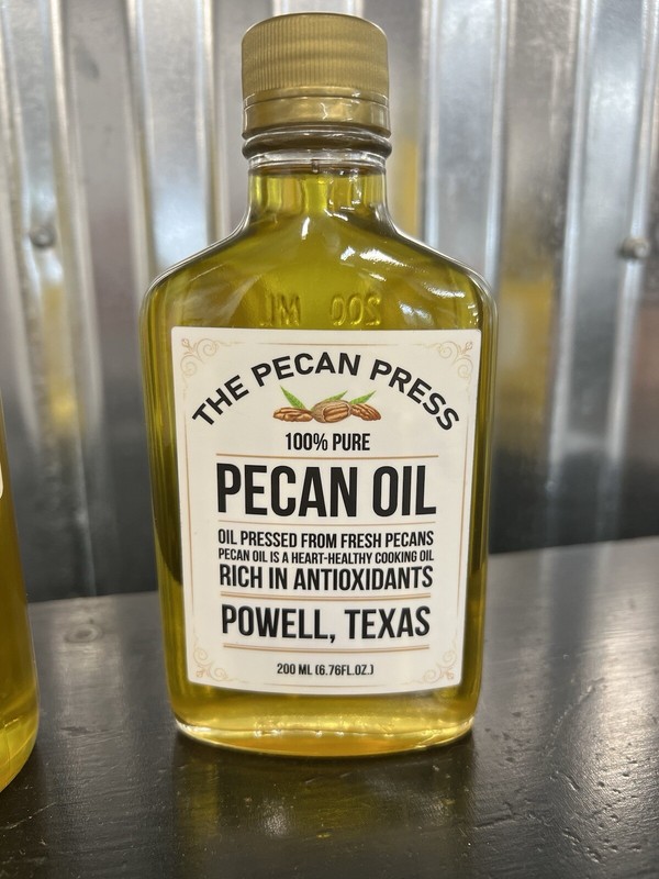 The Pecan Press 200 ML Pecan Oil For Cooking Baking Seasoning Texas Made gallery