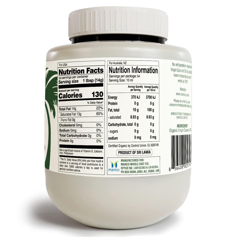 NEW 100% Virgin Organic Coconut Oil Cold Pressed Pure Unrefined Glass Jar Lube gallery