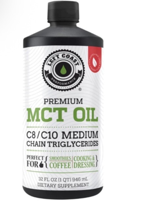Coconut MCT Oil Liquid 32oz Keto Energy Support Focus Paleo