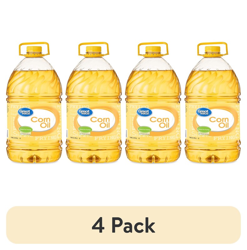 Corn Oil 1 Gallon 4 Pack Heart Healthy Great for Frying