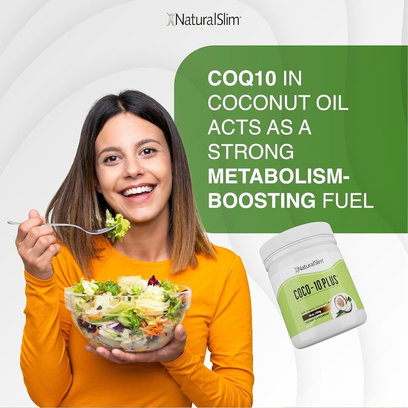 Coco10 Plus With Coq10 - Organic Coconut Oil For Cooking, Baking, Mi gallery