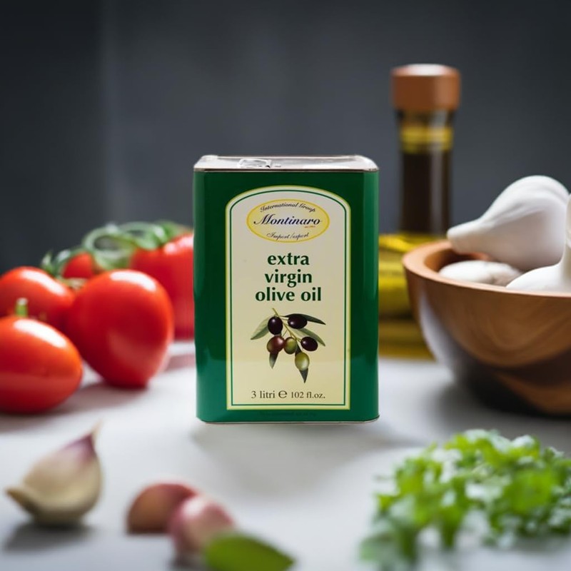Montinaro Italian Extra Virgin Olive Oil – 3 Liter 101 fl oz Tin – Cold-Press... gallery