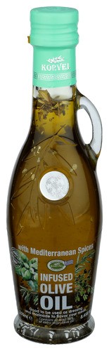 Korvel Mediterr Mediterranean Olive Oil with Multi-Herb 8.45 fl oz (Pack of 6)