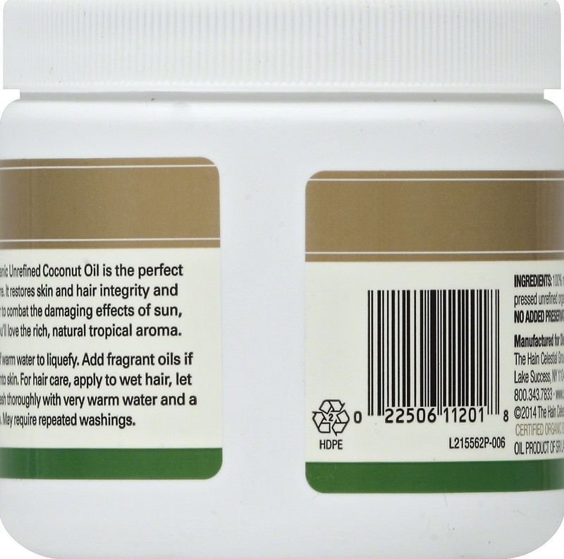 Unrefined Organic Coconut Oil, 15 oz - Kosher, Multi-Purpose Beauty Essential gallery