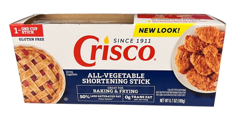 Crisco All Vegetable Shortening Baking Stick 6.7 oz