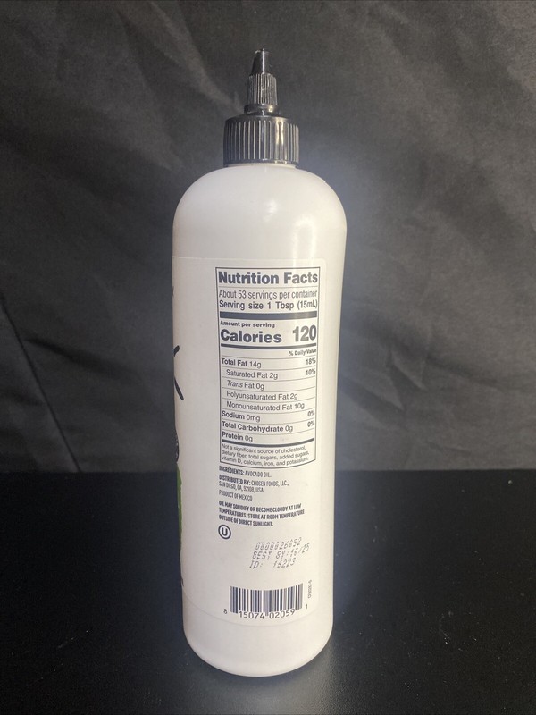 Squeezable Chosen Organic Avocado Oil 27.fl.oz (1.69pt) 800mL ( Best By 10/2025 gallery
