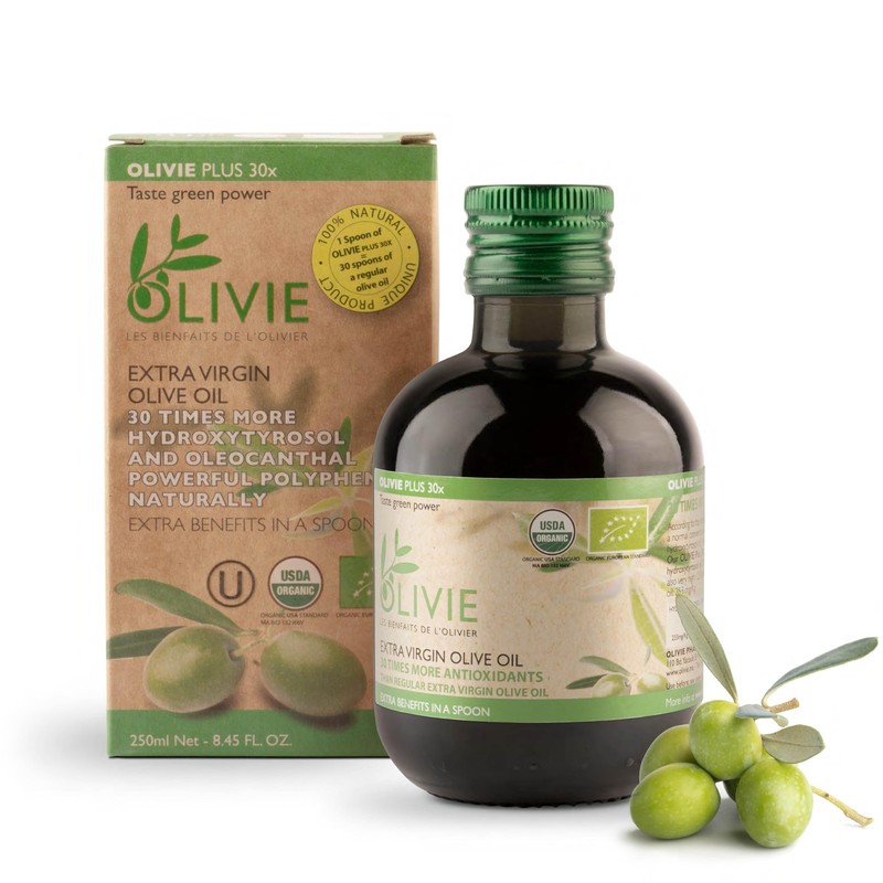 Organic High Polyphenol Rich Extra Virgin Olive Oil 8.45 Fl Oz (Pack of 1)