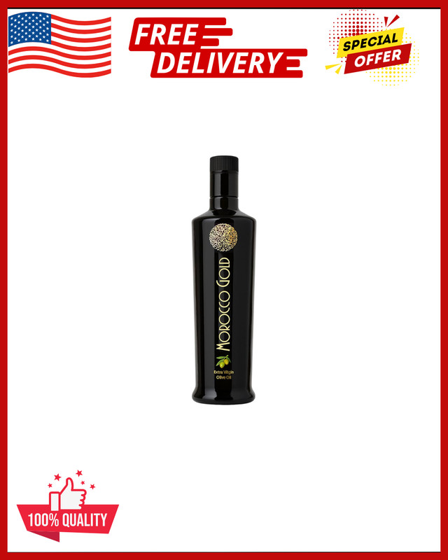 Morocco Gold New Harvest Extra Virgin Olive Oil – Cold Pressed – Polyphenol Rich