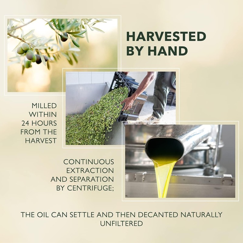 Frantoia Extra Virgin Olive Oil from Italy - Fruity Unfiltered Cold Extracted... gallery