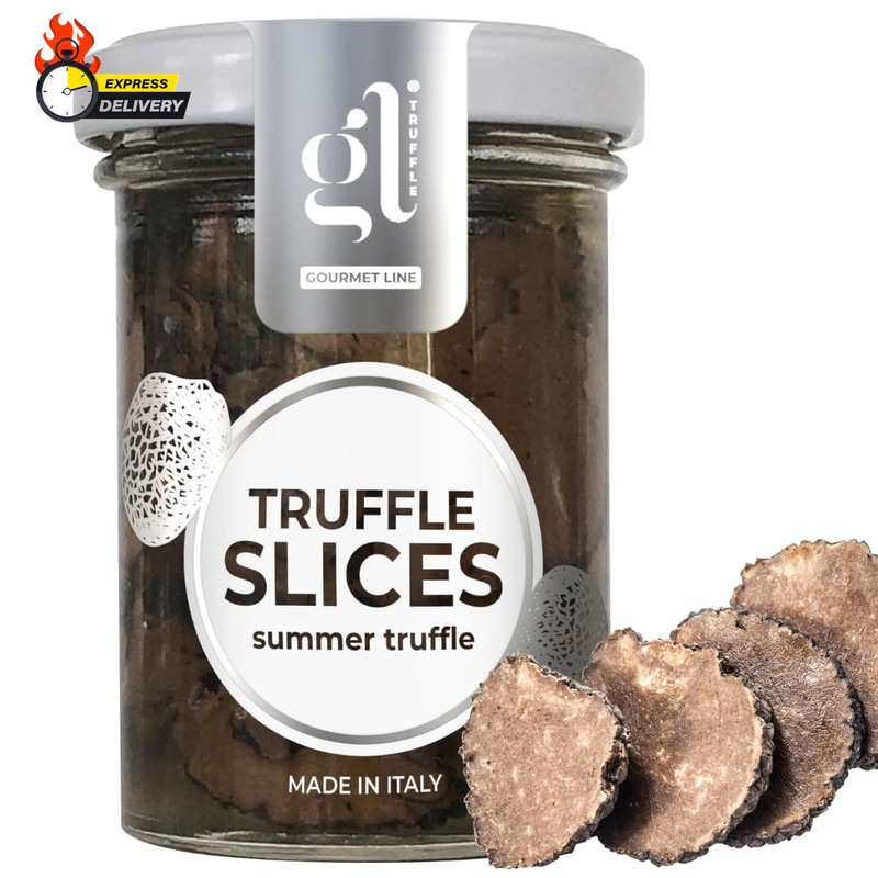Truffle Slices, Black Summer Truffle Carpaccio, (85 Gr) (2.99 Oz), Preserved, Th