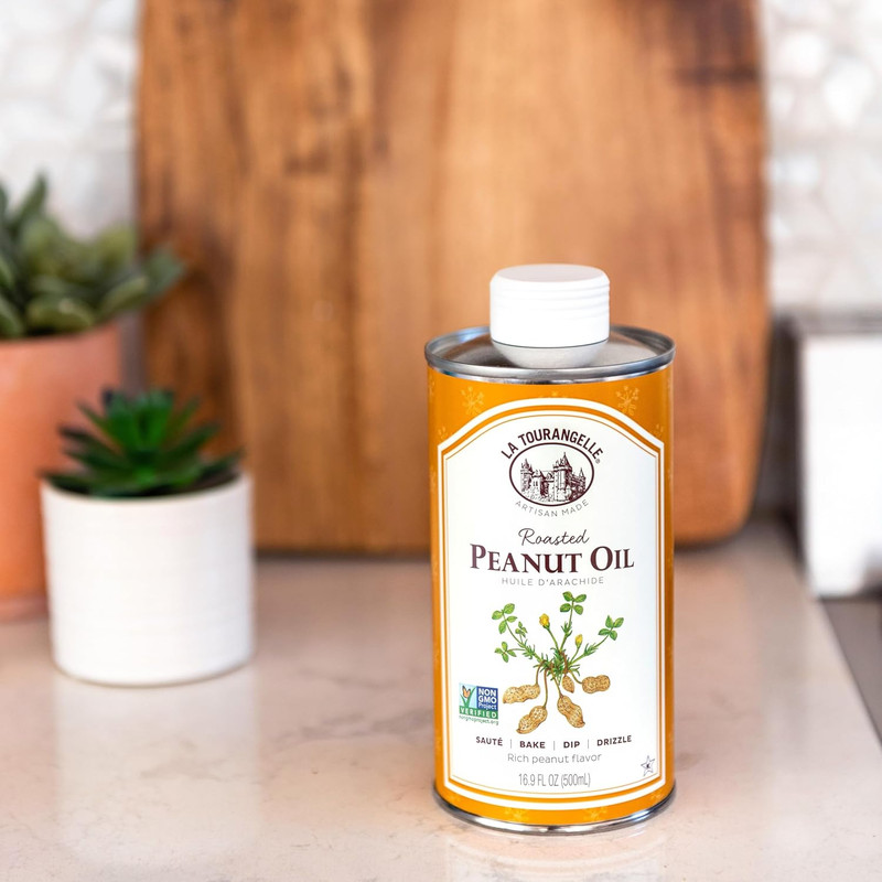 , Roasted Peanut Oil, Slow Roasted Expeller-Pressed for Rich Flavor, Perfect for gallery