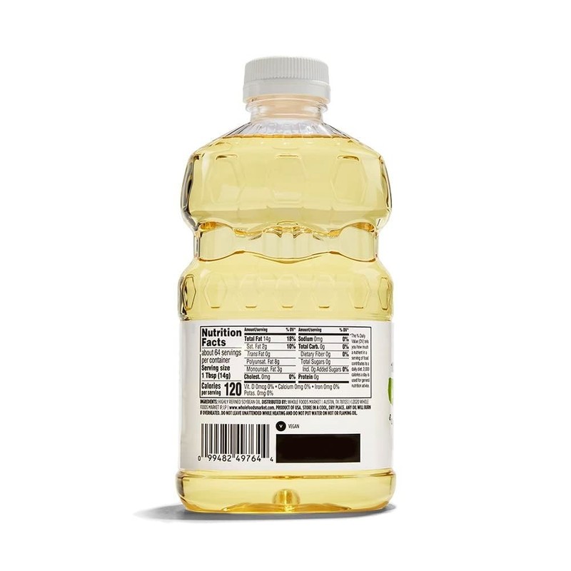 Vegetable Oil, High Heat Cooking Oil, Expeller-Pressed, 32 fl oz (946 mL) gallery