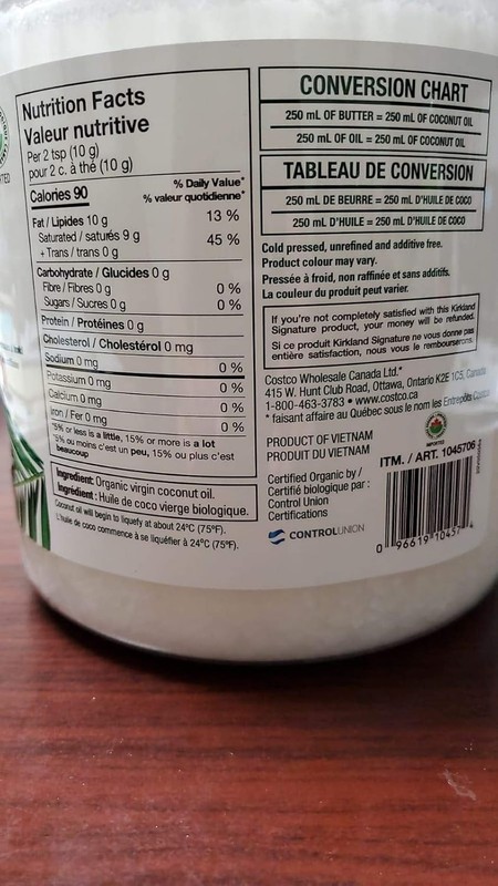 New Kirkland 100% Organic Coconut Oil - Virgin Cold Pressed Unrefined, 84 FL OZ gallery