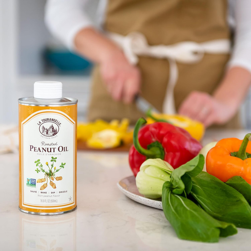, Roasted Peanut Oil, Slow Roasted Expeller-Pressed for Rich Flavor, Perfect for gallery