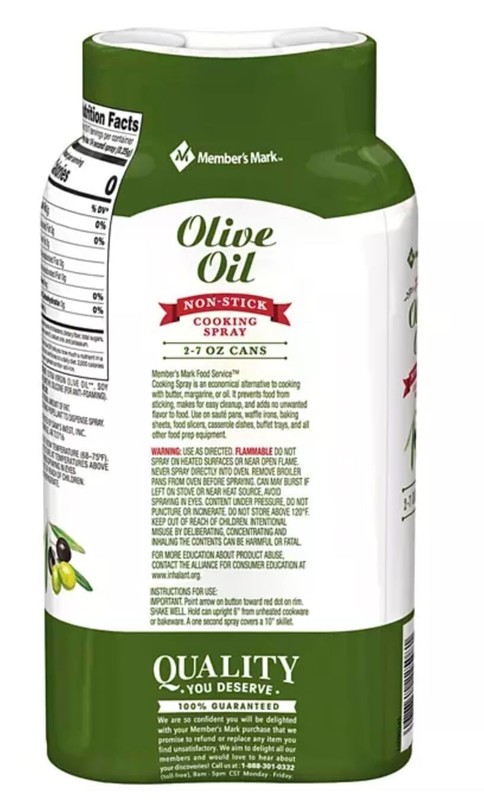 Member's Mark Olive Oil Cooking Spray (7 oz., 2 pk.) gallery