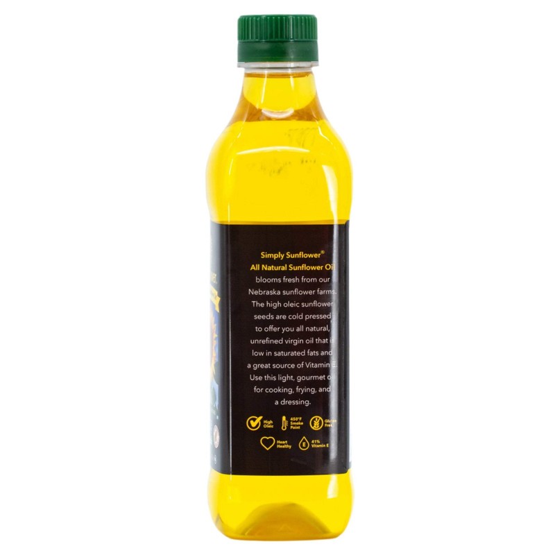 Sunflower Oil | Pack of 2 | 16 oz | Non GMO, Gluten Free, Vegan | Simply Sunflow gallery
