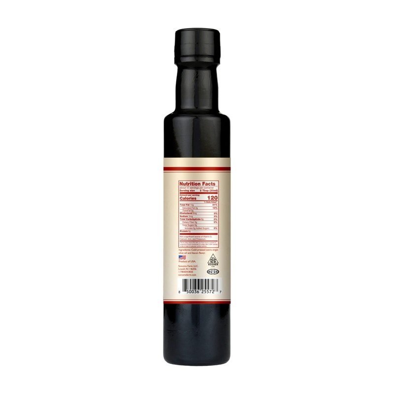 Bacon Infused Extra Virgin Olive Oil 250ml / 8.5oz gallery