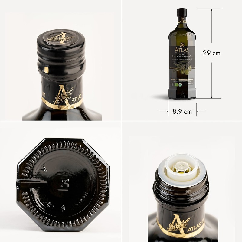 Atlas 1 LT Cold Press Extra Virgin Olive Oil with Polyphenol Rich from Morocco | gallery