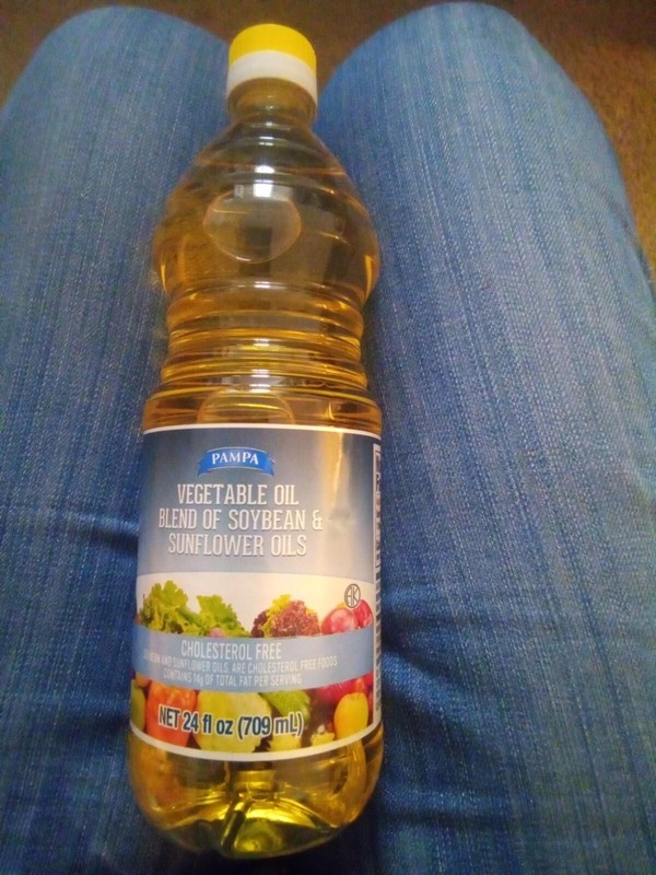 Unopened Sealed 24 oz Bottle Pampa Vegetable Soybean Sunflower Oil