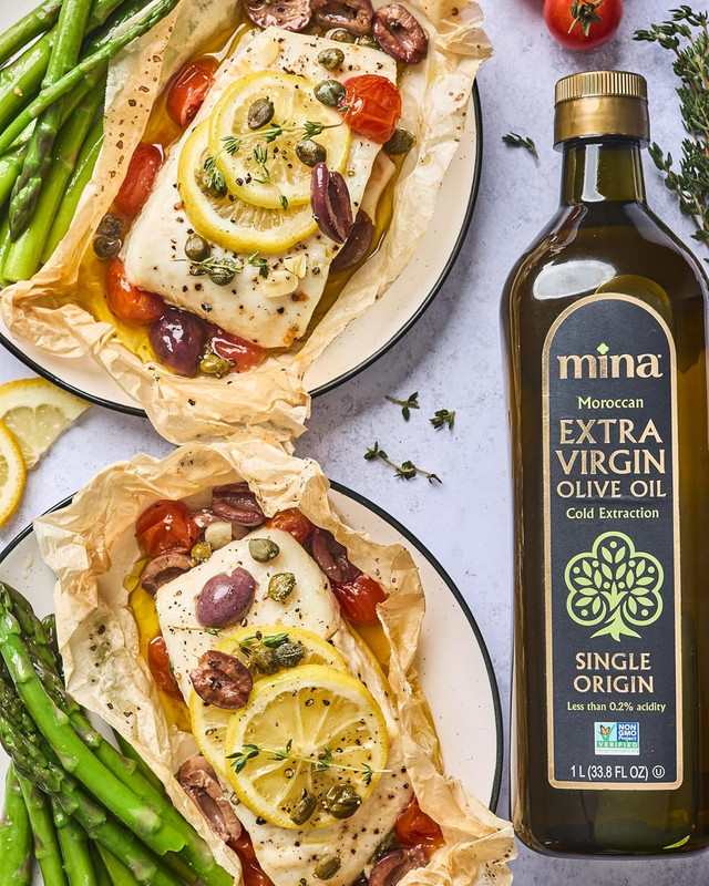 Mina Moroccan Olive Oil Extra Virgin 33.8 Fl Oz, New Harvest, Polyphenol Rich Ol gallery