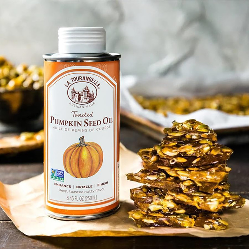 , Toasted Pumpkin Seed Oil, Great for Cooking, Salad Dressings, P gallery