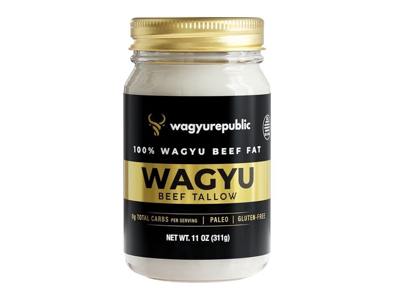 wagyu republic 100% Wagyu Beef Tallow 311g Keto Paleo Gluten-Free