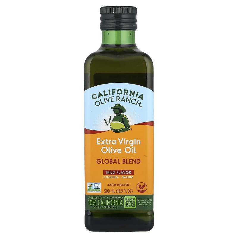 Extra Virgin Olive Oil, Global Blend, Mild, 16.9 fl oz (500 ml)